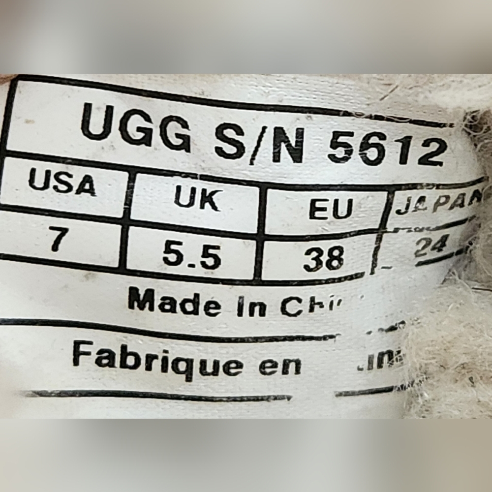 UGG Dakota Women's Slipper Chestnut Brown Leather Tie Size 7 - Picture 9 of 9